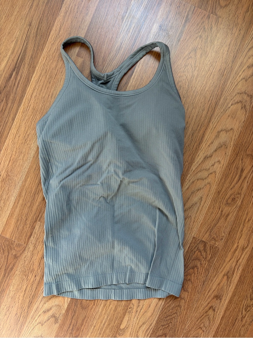 Amazon Women's Ribbed Racerback Tank Top - Gray